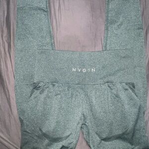 NVGTN Forest Green High-Waisted Leggings